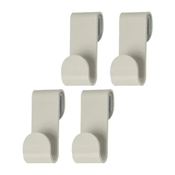 Carry krokar 4-pack - Sand grey - Mette Ditmer