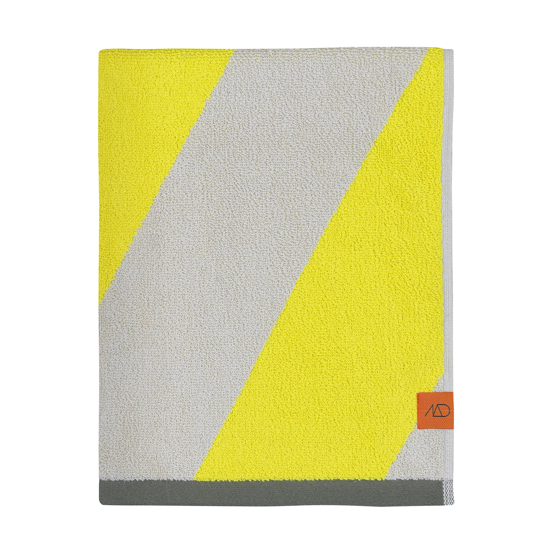 Diagonal gästhandduk 40x55 cm 2-pack, Yellow Mette Ditmer
