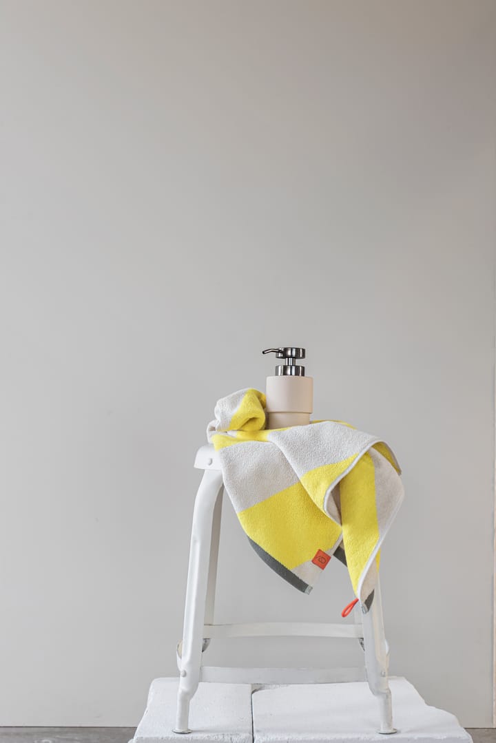Diagonal gästhandduk 40x55 cm 2-pack, Yellow Mette Ditmer