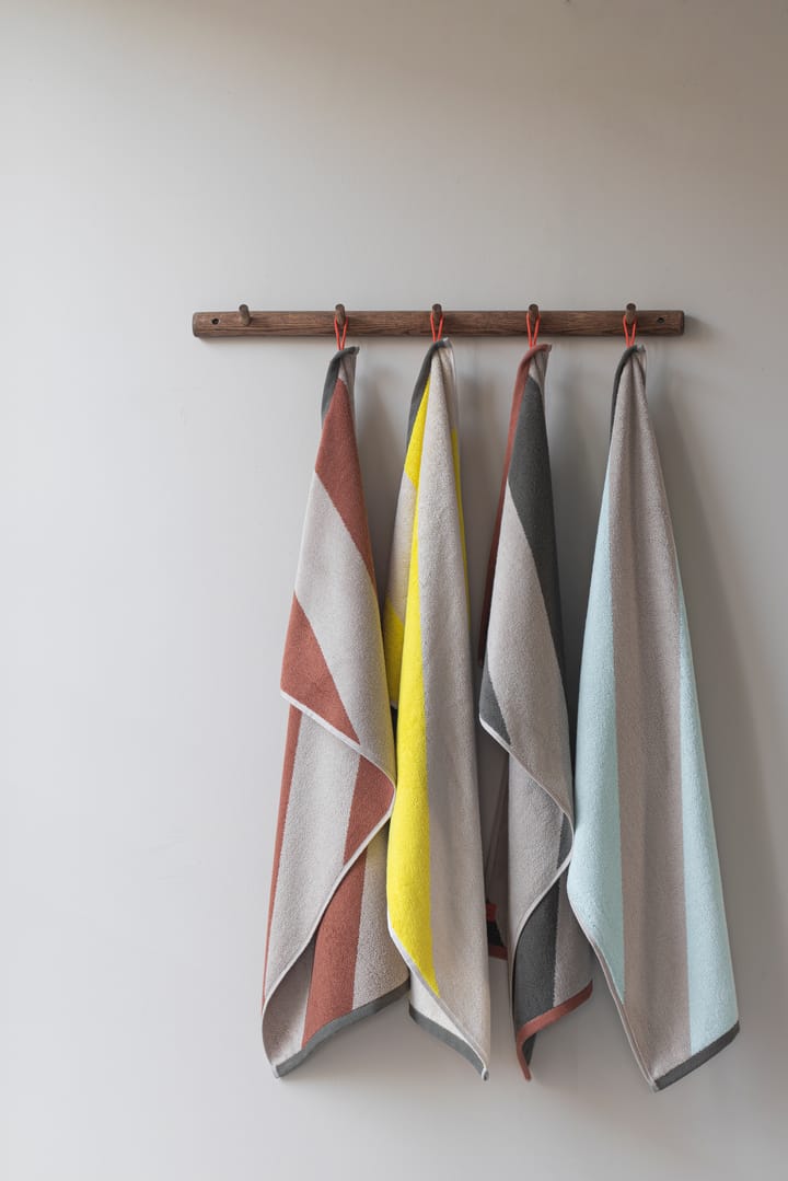 Diagonal handduk, Dark olive, 50x90 cm Mette Ditmer