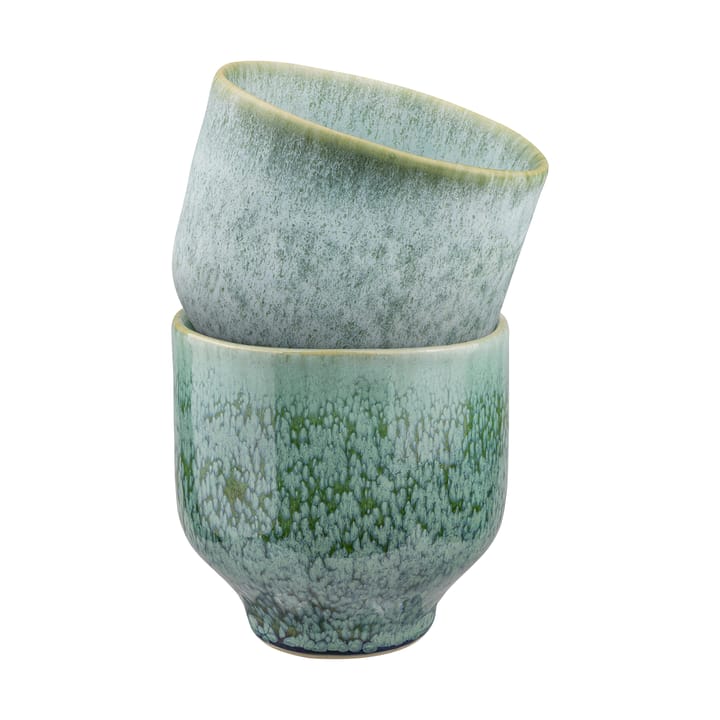 Elements mugg 2-pack, Green Mette Ditmer
