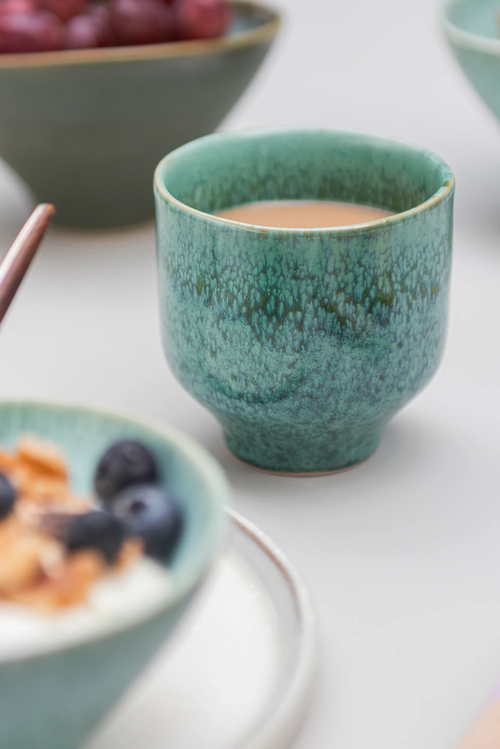 Elements mugg 2-pack, Green Mette Ditmer