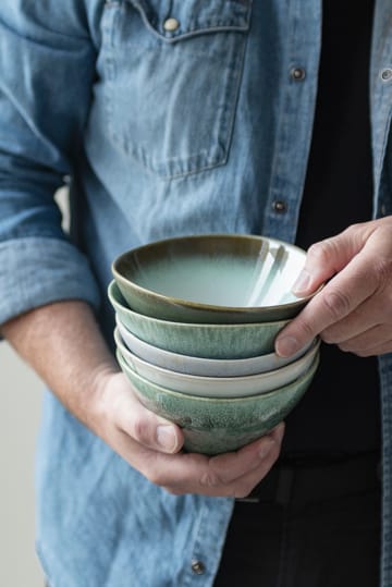 Elements skål medium Ø15,5 cm 3 delar - Green - Mette Ditmer