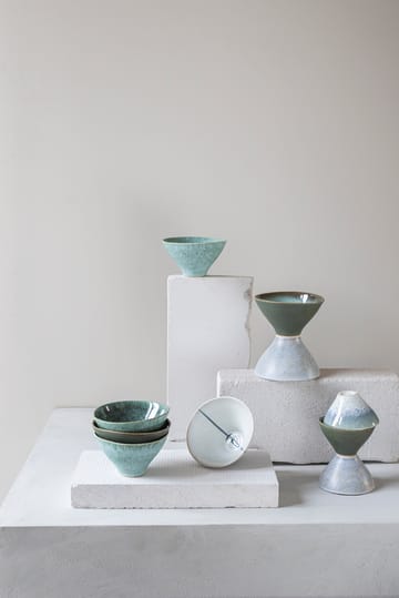 Elements skål medium Ø15,5 cm 3 delar - Green - Mette Ditmer