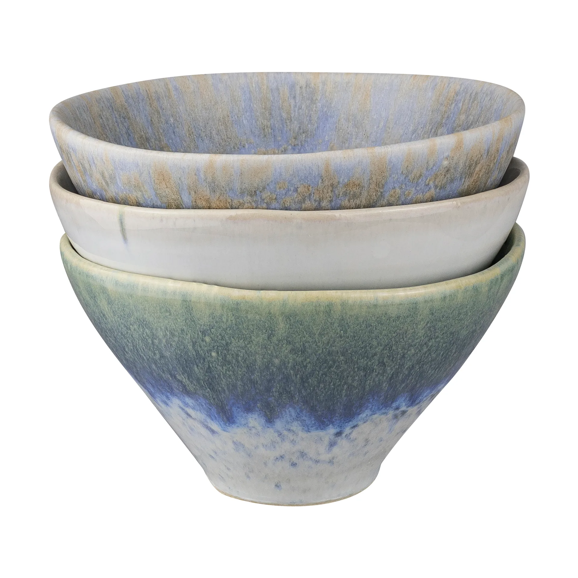 Elements skål small Ø12 cm 3 delar, Blue Mette Ditmer