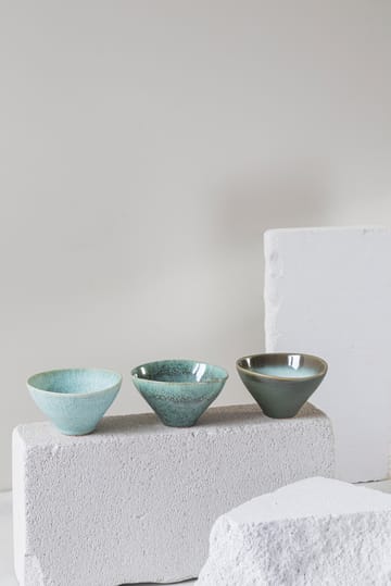 Elements skål small Ø12 cm 3 delar - Green - Mette Ditmer