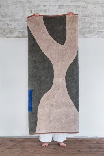 Figura matta - Dark olive, 70x150 cm - Mette Ditmer