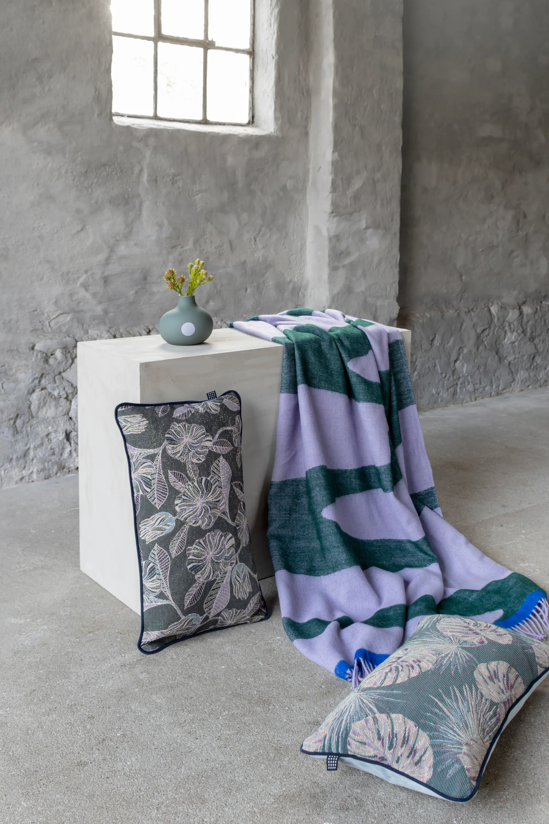 Gallery pläd 125x170 cm, Dark forest Mette Ditmer