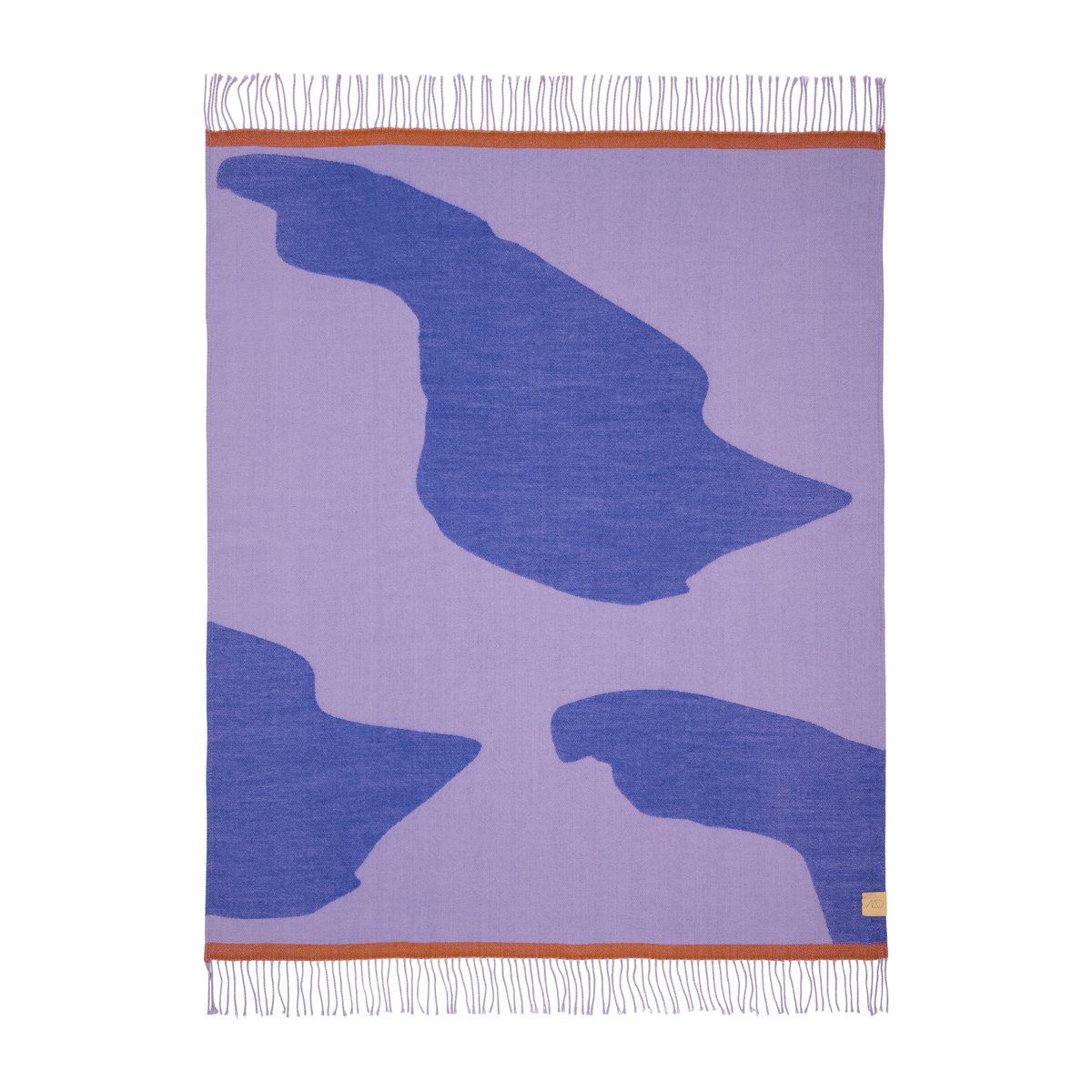 Mette Ditmer Gallery pläd 125x170 cm Lilac | Skandinavisk Design | Bomullsplädar & Bomullsfiltar | Lila