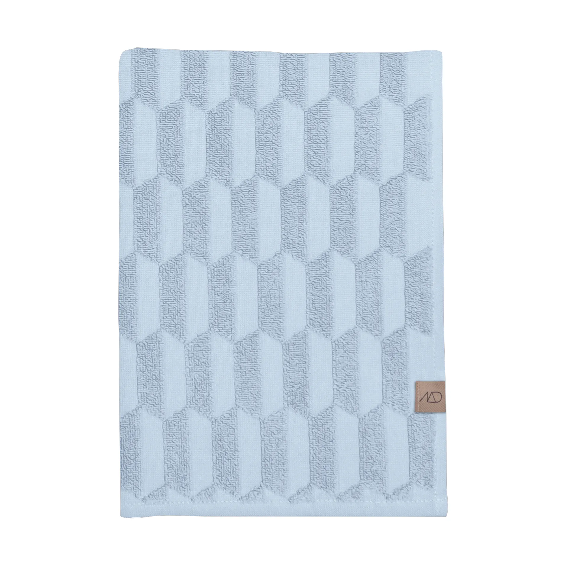 Geo badhandduk 70x133 cm, Light Blue Mette Ditmer