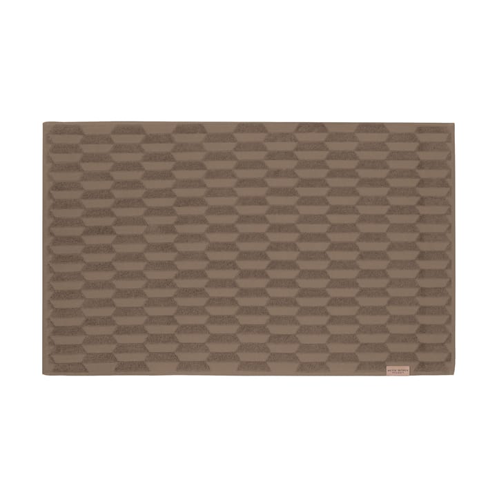 Geo badrumsmatta 50x80 cm - Nougat - Mette Ditmer