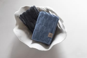 Geo handduk 30x30 cm 3-pack - Anthracite - Mette Ditmer