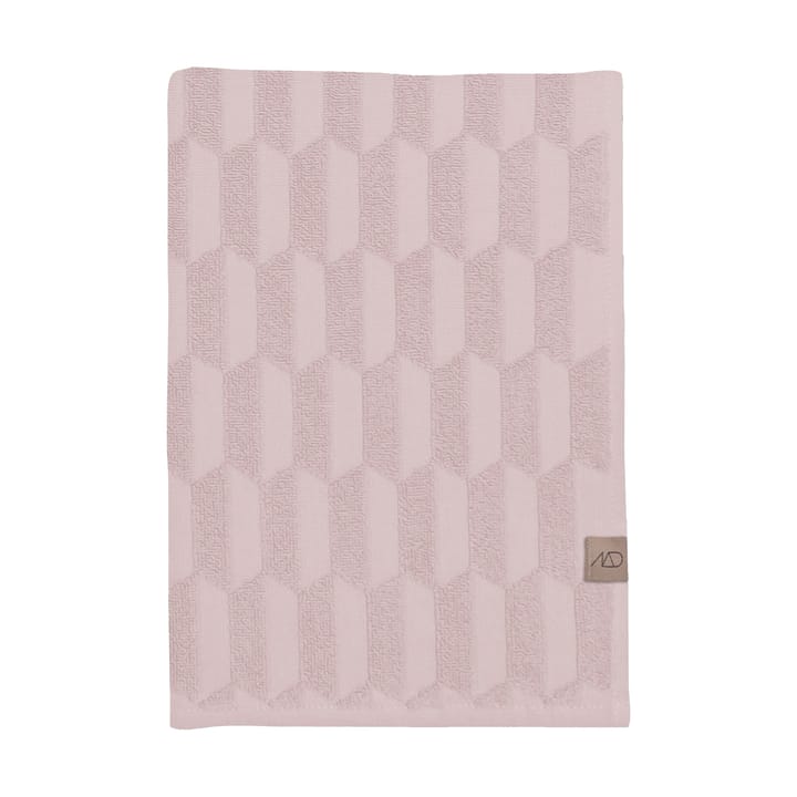 Geo handduk 50x95 cm - Powder rose - Mette Ditmer