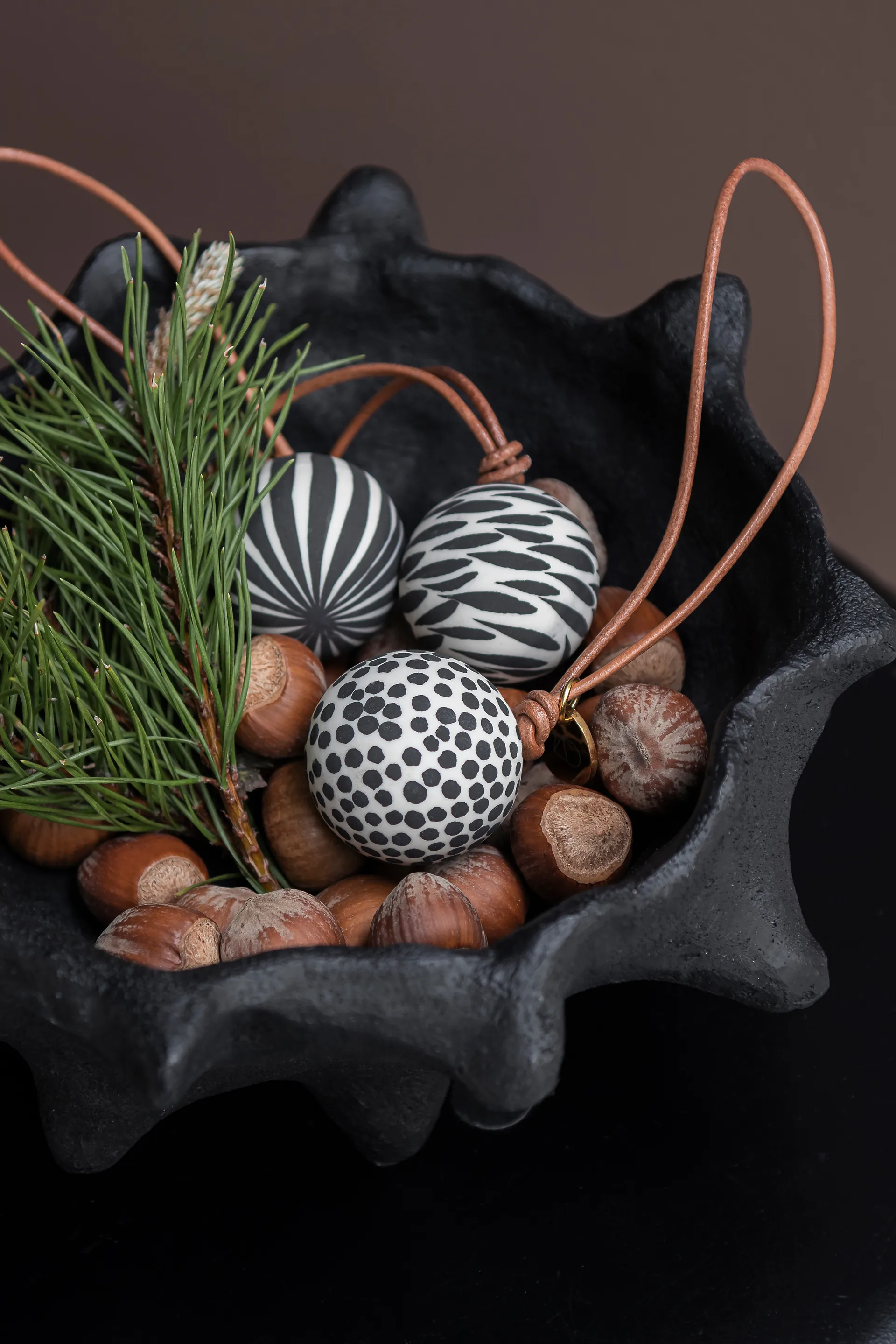 Globe julgranskula 3 delar, Black Mette Ditmer