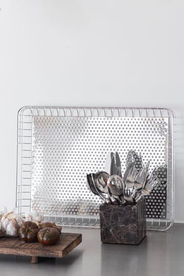 Lift bricka 33,5x45,5 cm - Chrome - Mette Ditmer
