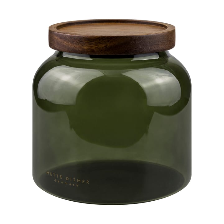 Luna burk med lock small 13 cm - Dark forest - Mette Ditmer