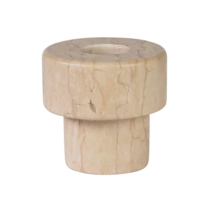 Marble ljusstake 5 cm - Sand - Mette Ditmer