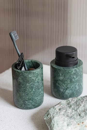 Marble tandborsthållare 10 cm - Dark forest - Mette Ditmer