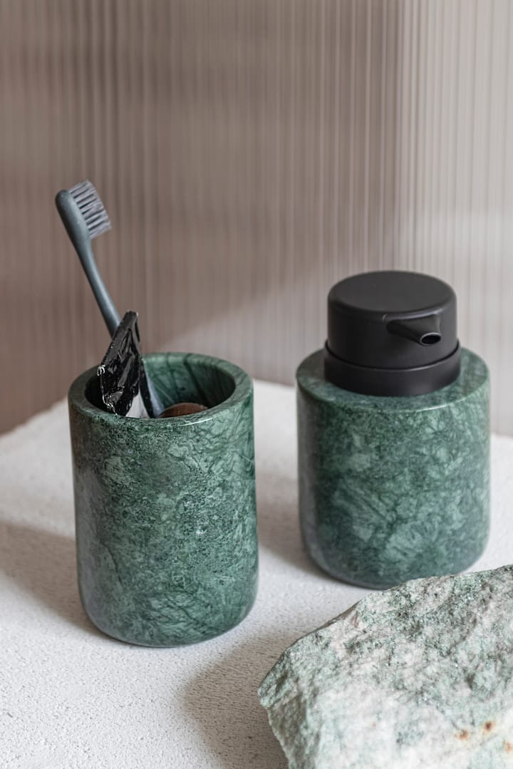 Marble tandborsthållare 10 cm, Dark forest Mette Ditmer