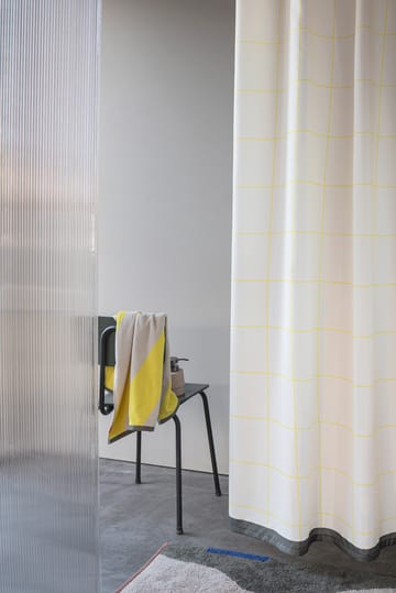 Mesh duschdraperi 150x200 cm - Yellow - Mette Ditmer