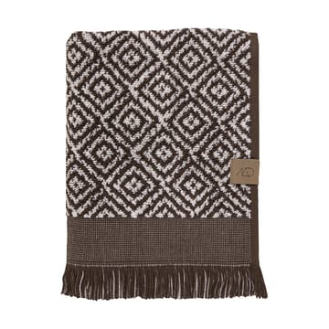 Morocco handduk 50x90 cm - Chocolate-off-white - Mette Ditmer