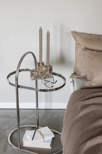 Moves sidobord - Chrome, 34,5x51x76,5 cm - Mette Ditmer