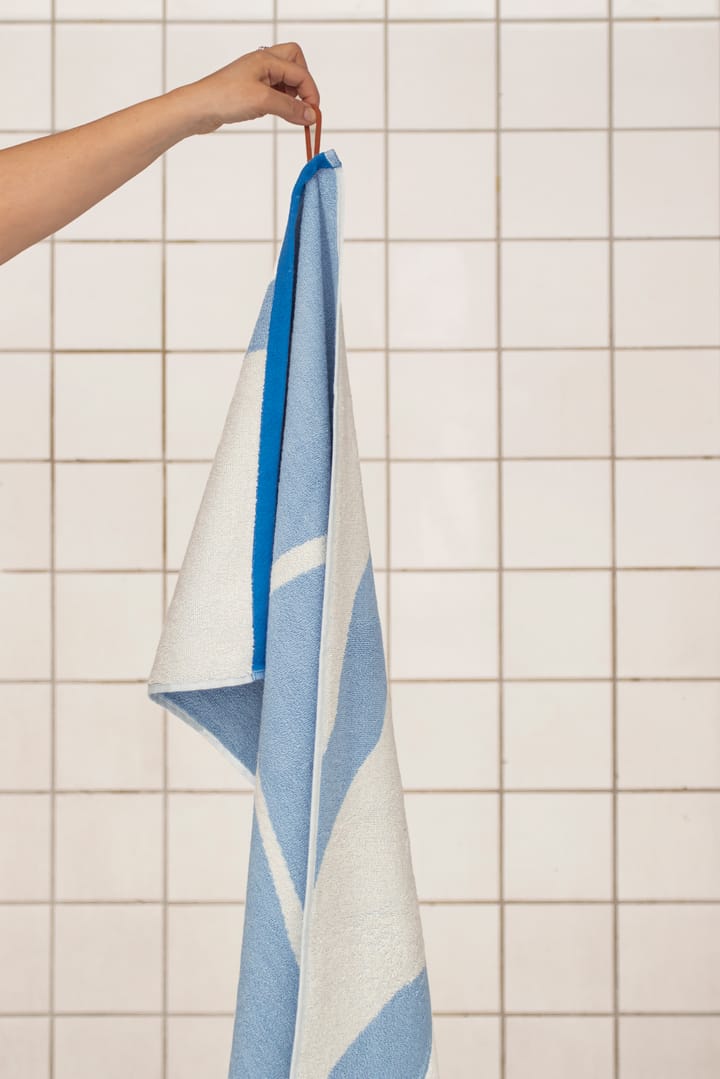 Nova Arte handduk 50x90 cm 2-pack, Light blue-off-white Mette Ditmer