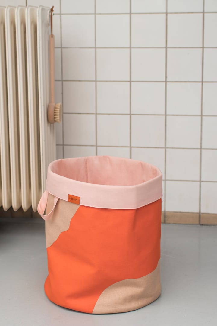 Nova Arte tvättkorg 40x40x50 cm - Latte-orange - Mette Ditmer