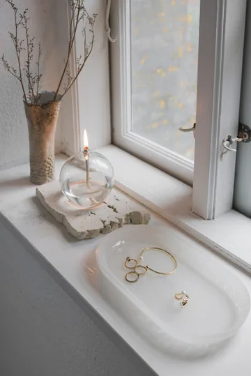 Opal bricka - Linen, 14x25,5 cm - Mette Ditmer