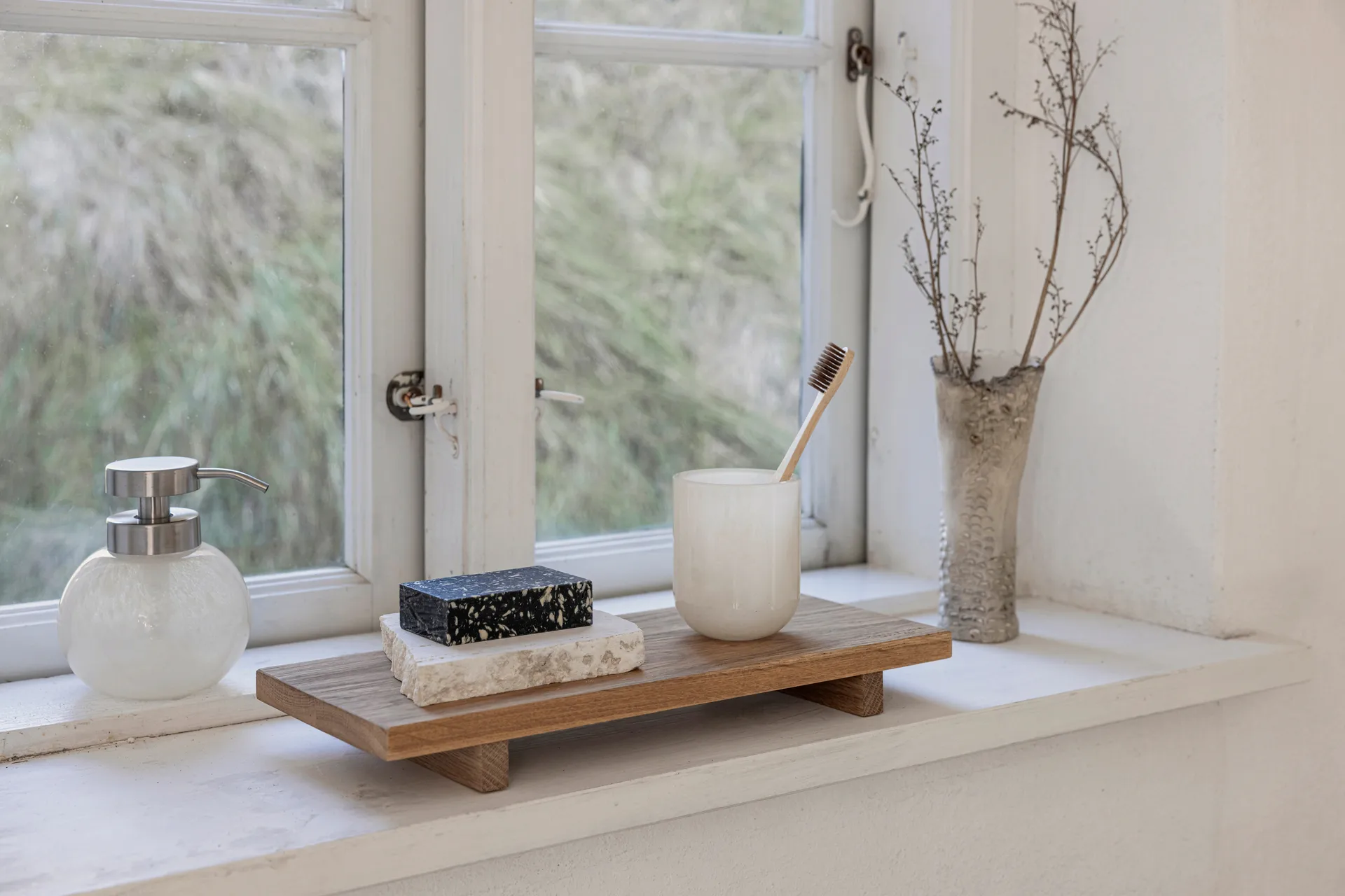 Opal tandborsthållare, Linen Mette Ditmer