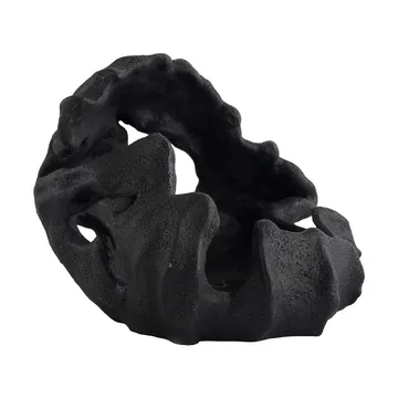 Reef blockljusstake - Svart, Ø16,5x13 cm - Mette Ditmer