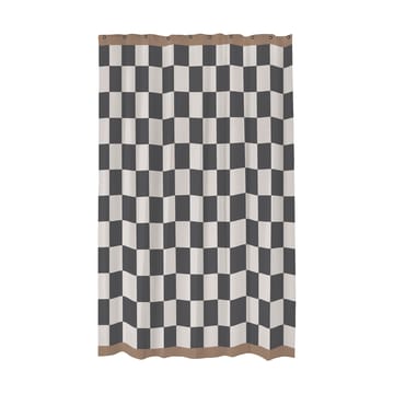Retro duschdraperi 150x200 cm - Dark grey - Mette Ditmer