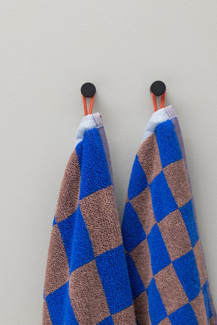 Retro handduk 50x90 cm, Cobalt Mette Ditmer