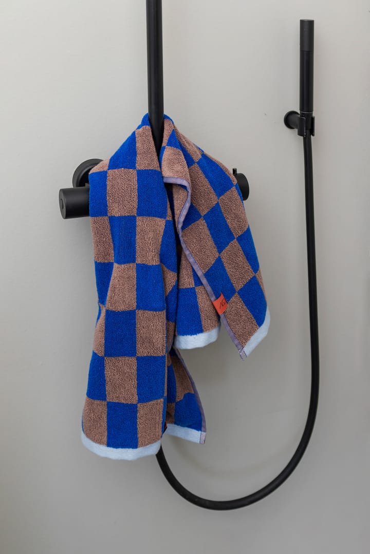 Retro handduk 50x90 cm, Cobalt Mette Ditmer