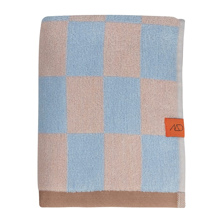Retro handduk 50x90 cm - Light blue - Mette Ditmer