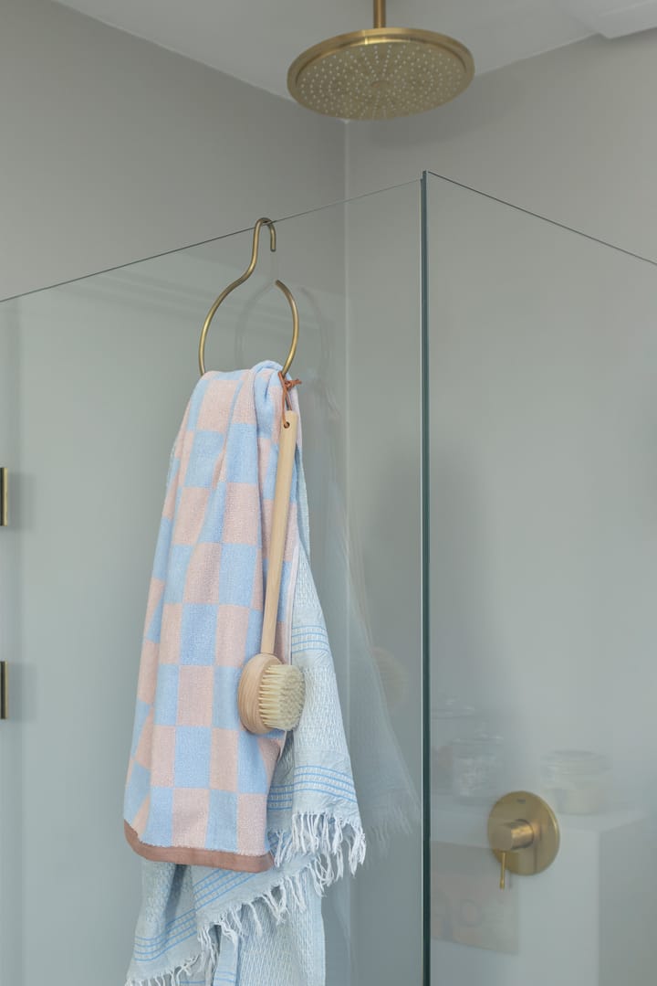 Retro handduk 70x133 cm, Light blue Mette Ditmer