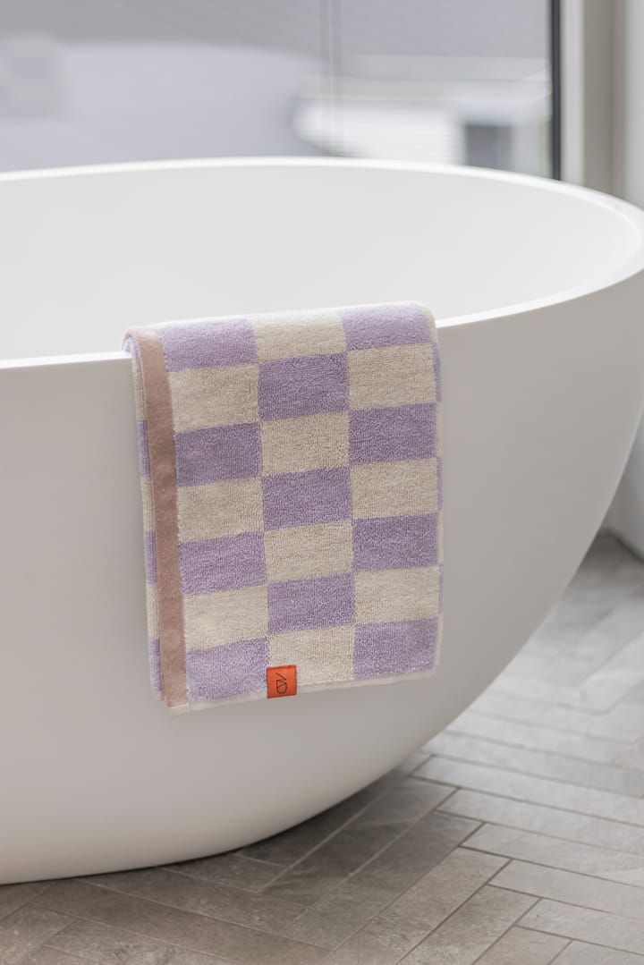 Retro handduk 70x133 cm, Lilac Mette Ditmer