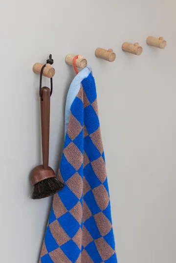 Retro handduk - Cobalt, 40x55 cm, 2-pack - Mette Ditmer