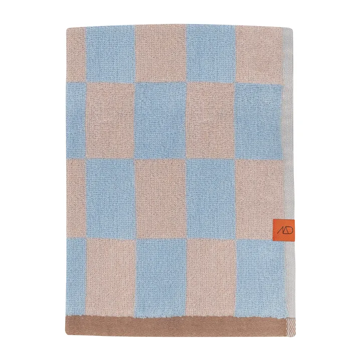 Retro handduk - Light blue, 70x133 cm - Mette Ditmer