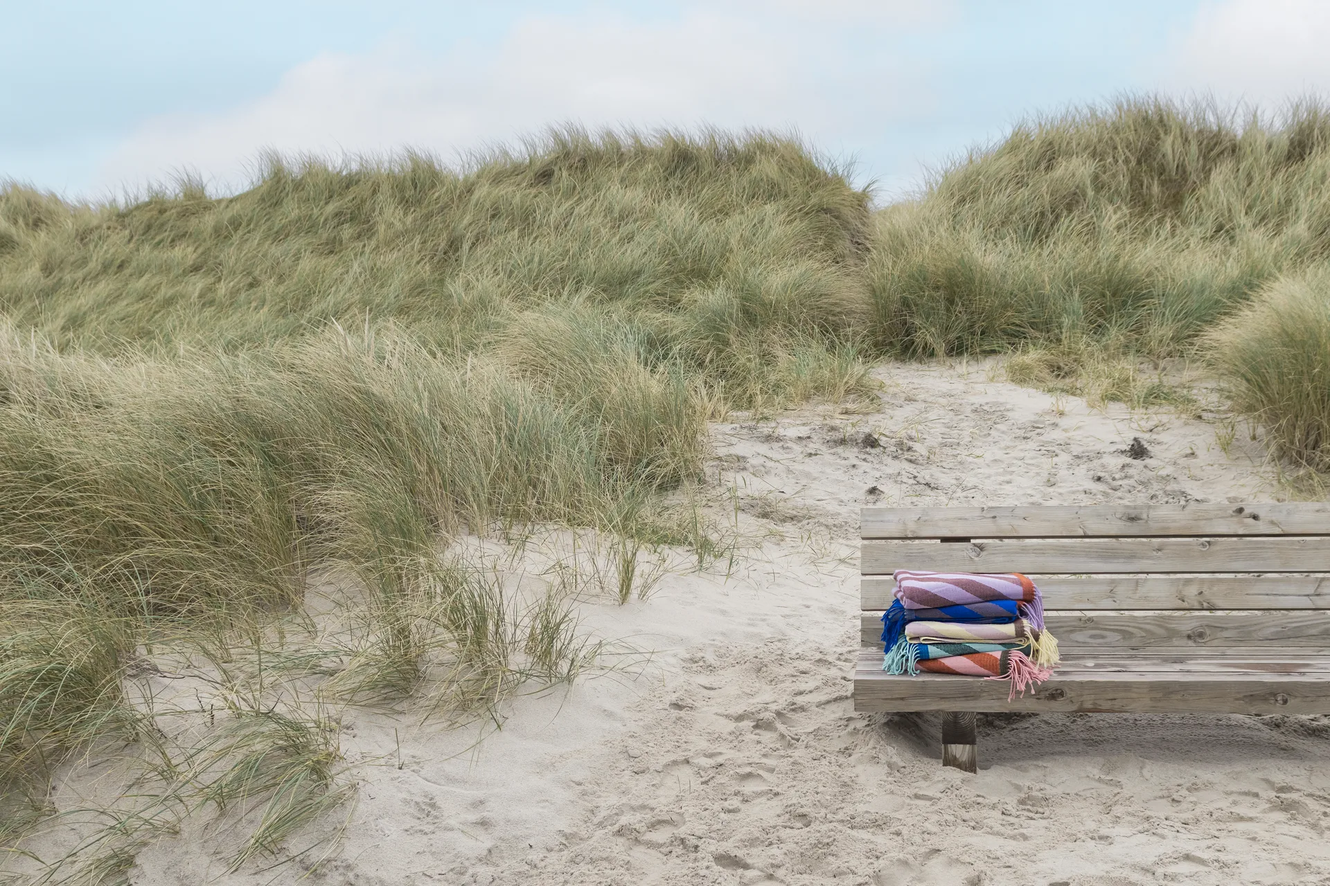 Retro pläd 125x170 cm, Brown Mette Ditmer