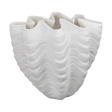 Shell vas - Large, 30 cm, white - Mette Ditmer