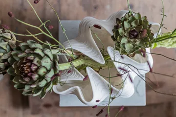 Shell vas - Large, 30 cm, white - Mette Ditmer