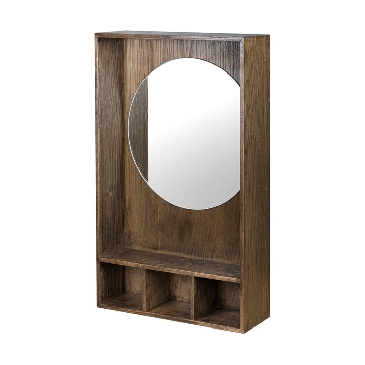 Show-me spegel med hylla small - Dark oiled - Mette Ditmer