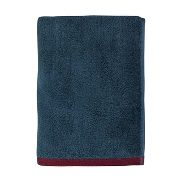 Soft badhandduk 70x133 cm - Midnight blue-light grey - Mette Ditmer