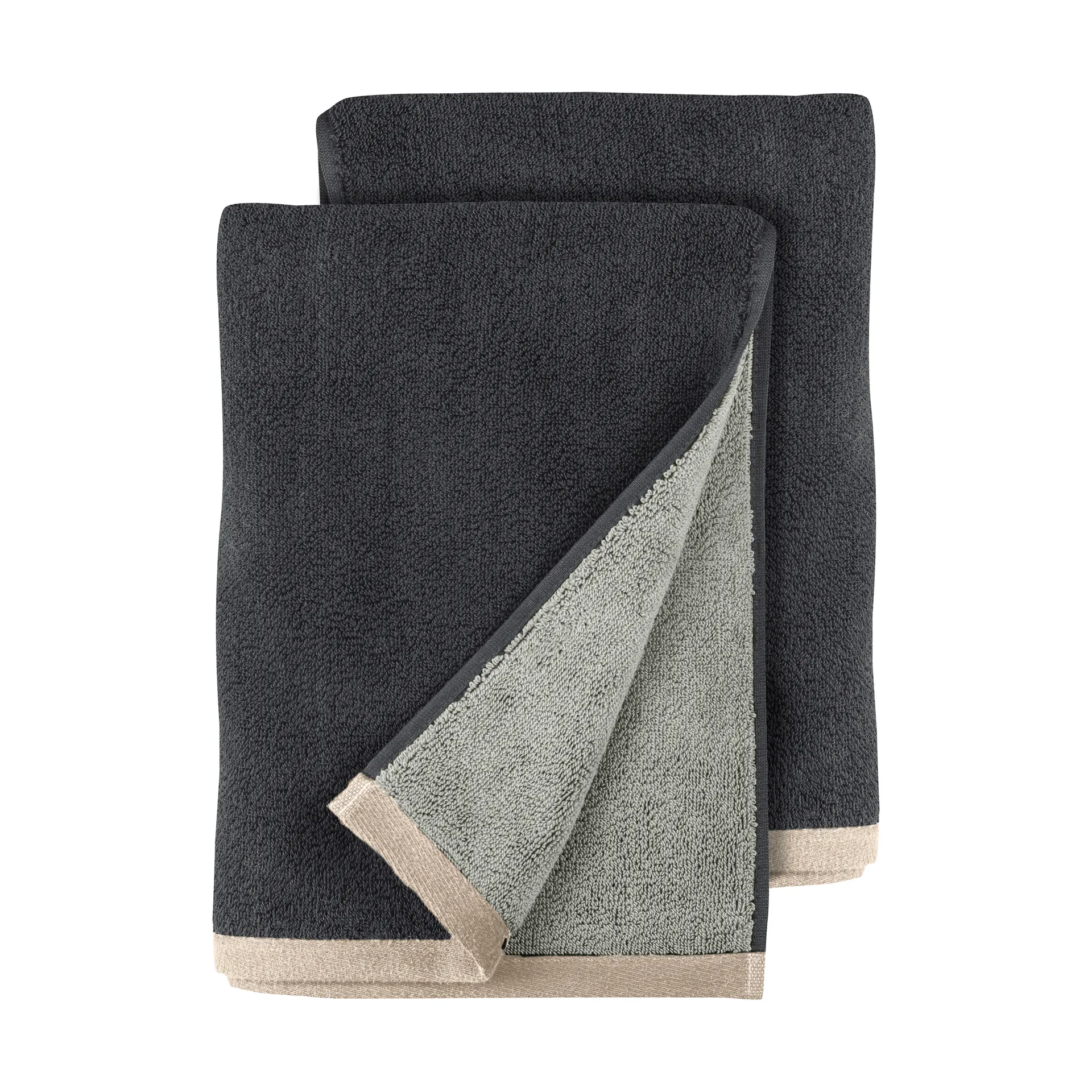 Soft gästhandduk 40x55 cm 2-pack, Grey (grå), 40x55 cm Mette Ditmer
