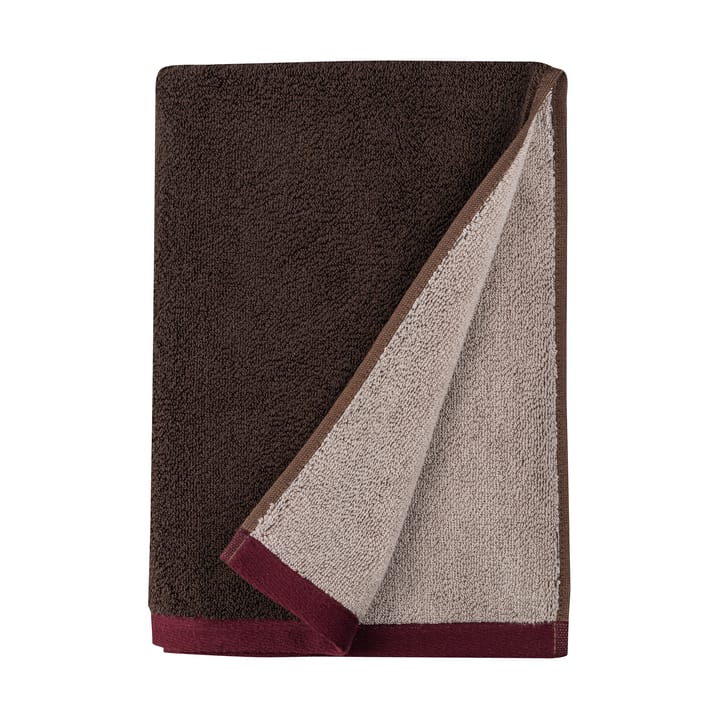 Soft handduk 50x90 cm - Brown-sand - Mette Ditmer
