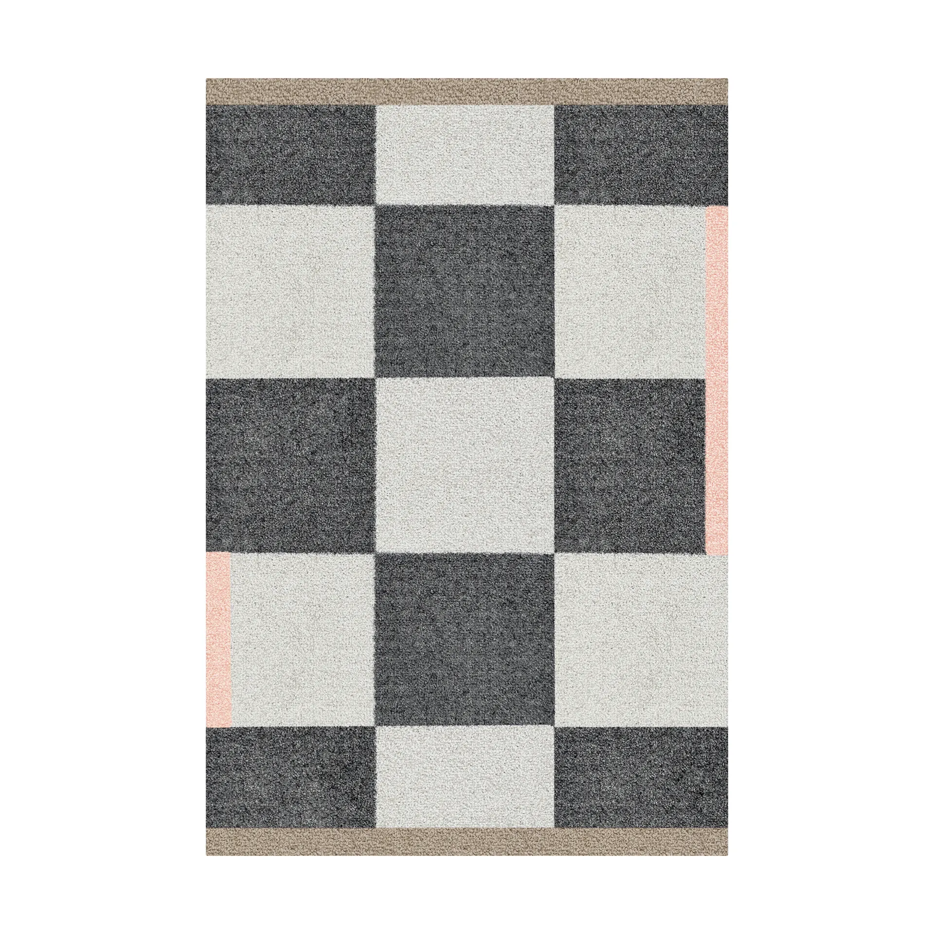 Square all-round dörrmatta, Dark grey, 55x80 cm Mette Ditmer