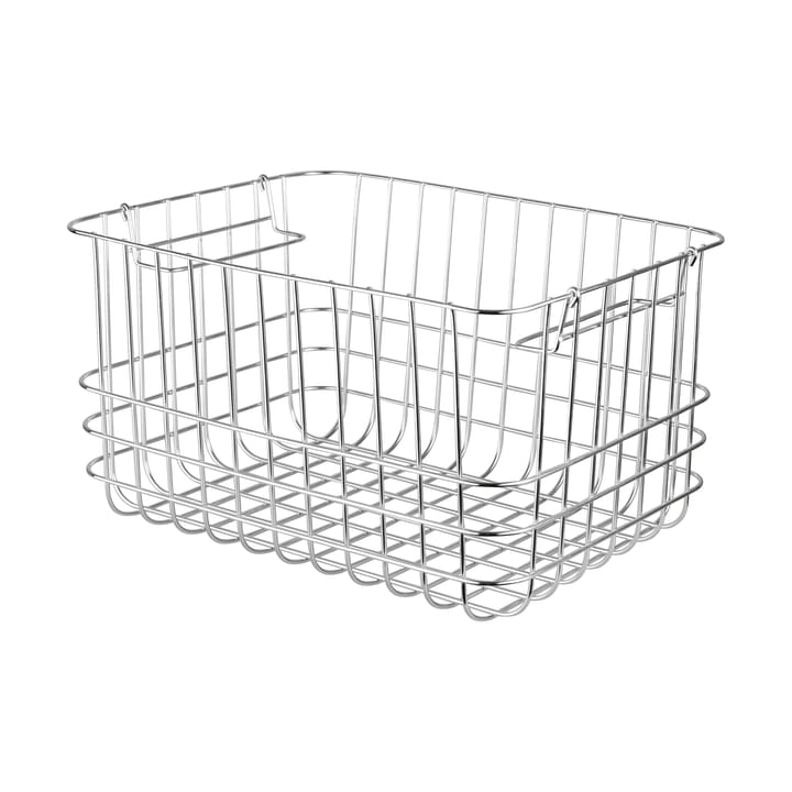 Store-it förvaringskorg medium - Chrome - Mette Ditmer