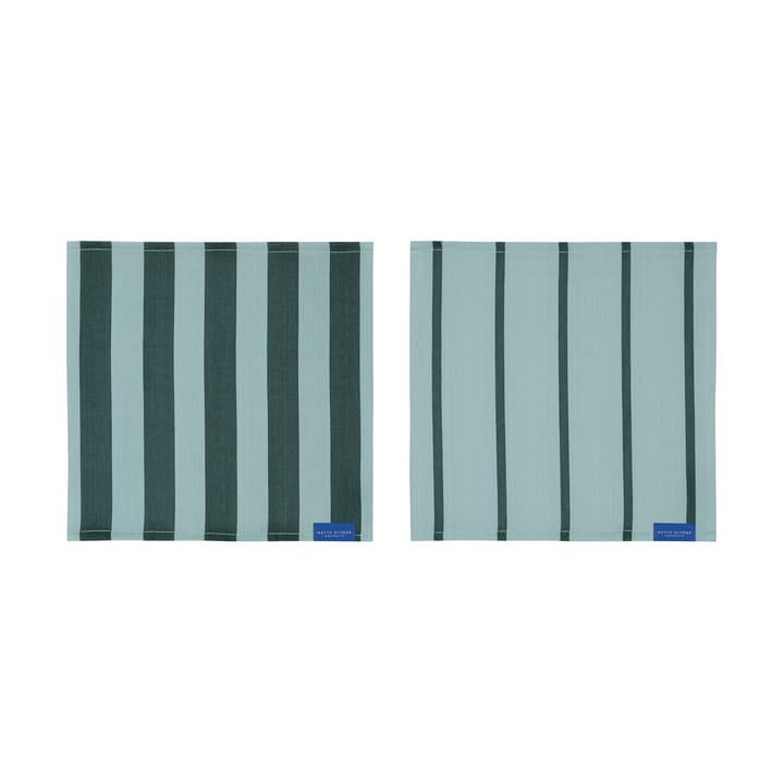 Stripes disktrasa 33x33 cm 2-pack - Mint - Mette Ditmer