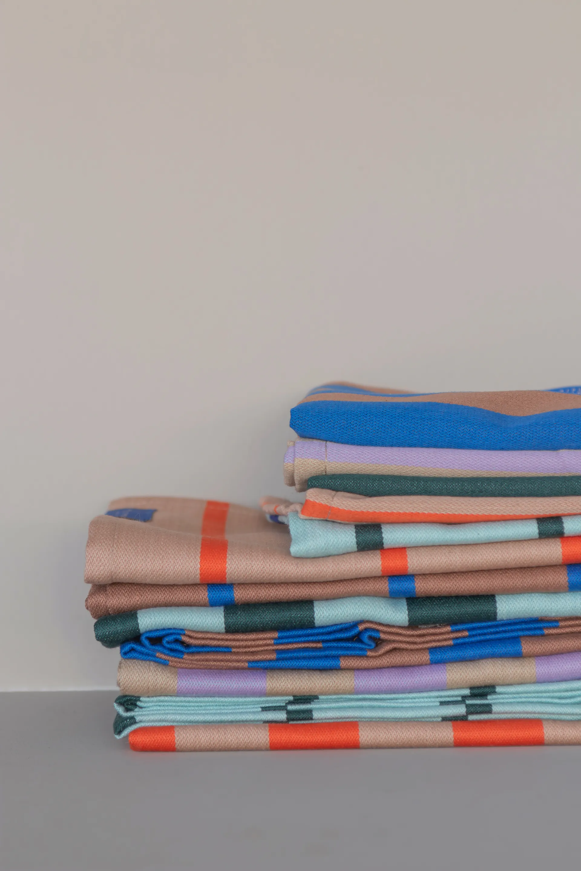 Stripes disktrasa 33x33 cm 2-pack, Mint Mette Ditmer